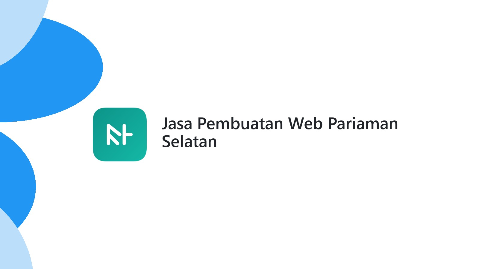 Jasa Pembuatan Web Pariaman Selatan