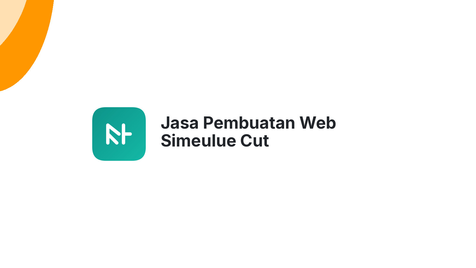 Jasa Pembuatan Web Simeulue Cut