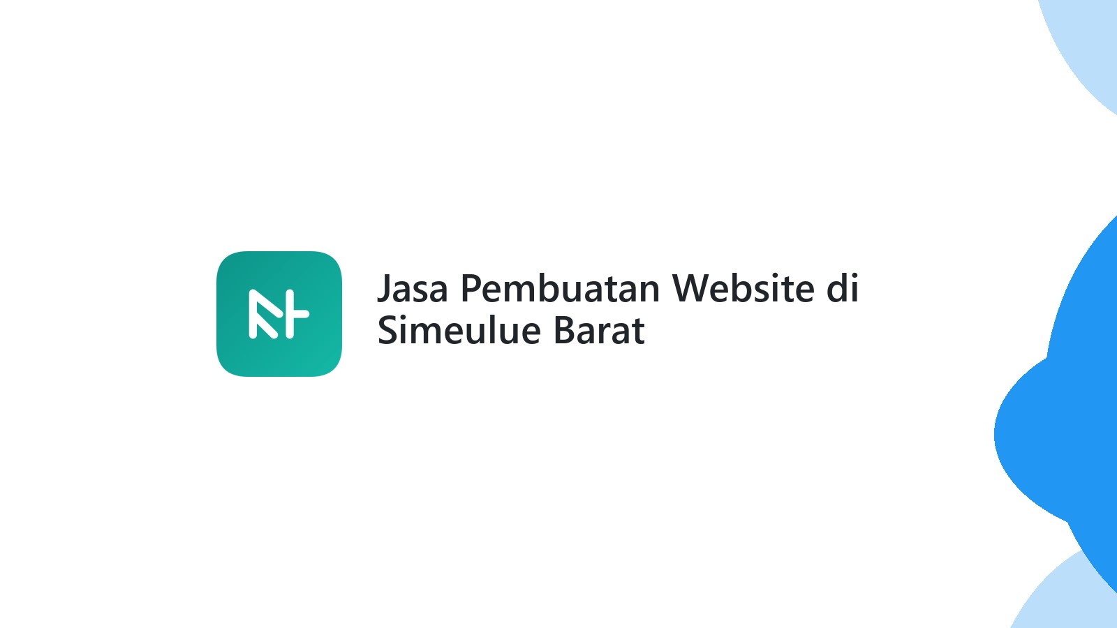Jasa Pembuatan Website di Simeulue Barat