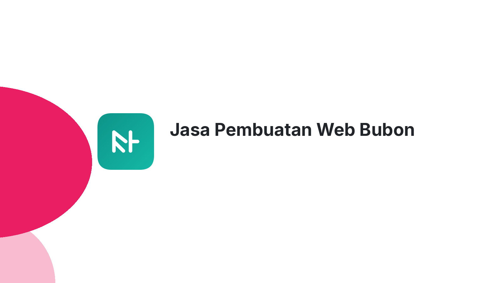 Jasa Pembuatan Web Bubon