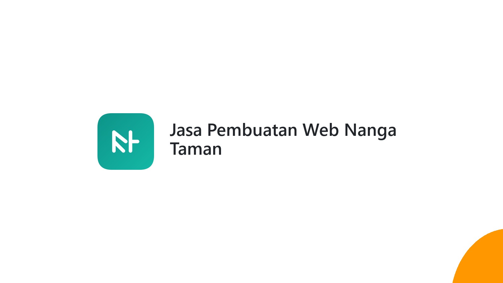 Jasa Pembuatan Web Nanga Taman