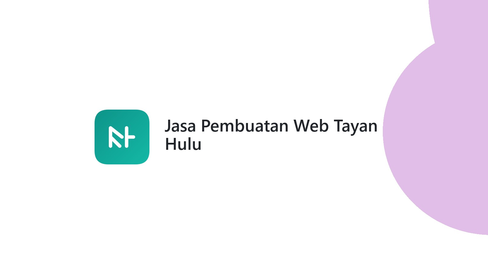 Jasa Pembuatan Web Tayan Hulu