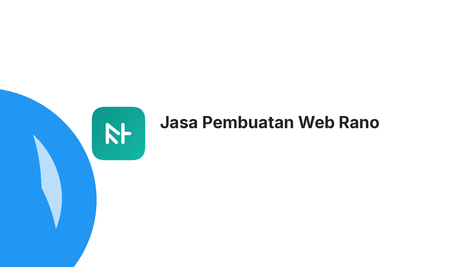 Jasa Pembuatan Web Rano