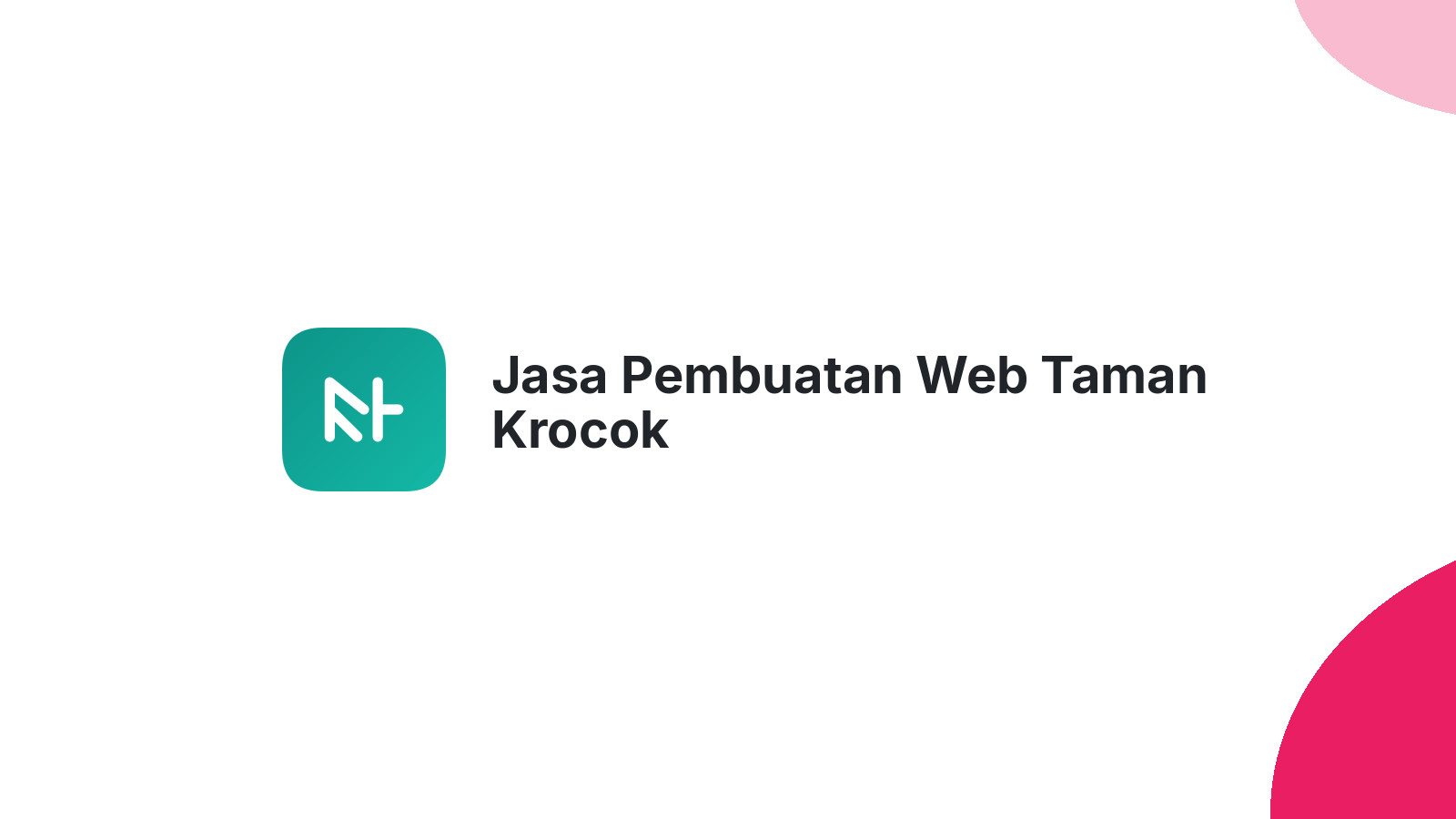 Jasa Pembuatan Web Taman Krocok