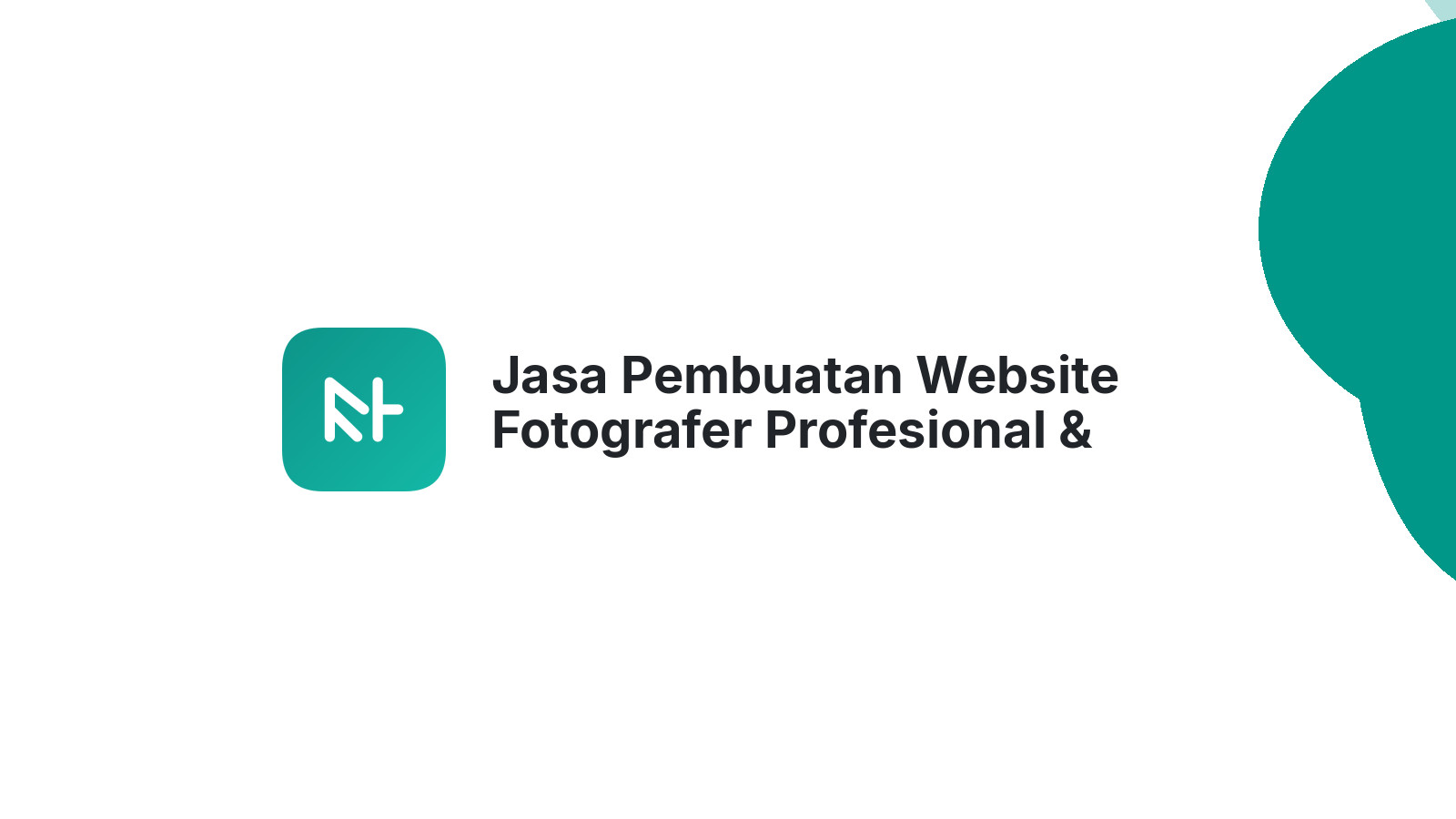 Jasa Pembuatan Website Fotografer Profesional & Terpercaya
