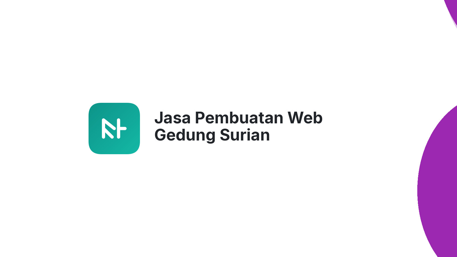 Jasa Pembuatan Web Gedung Surian