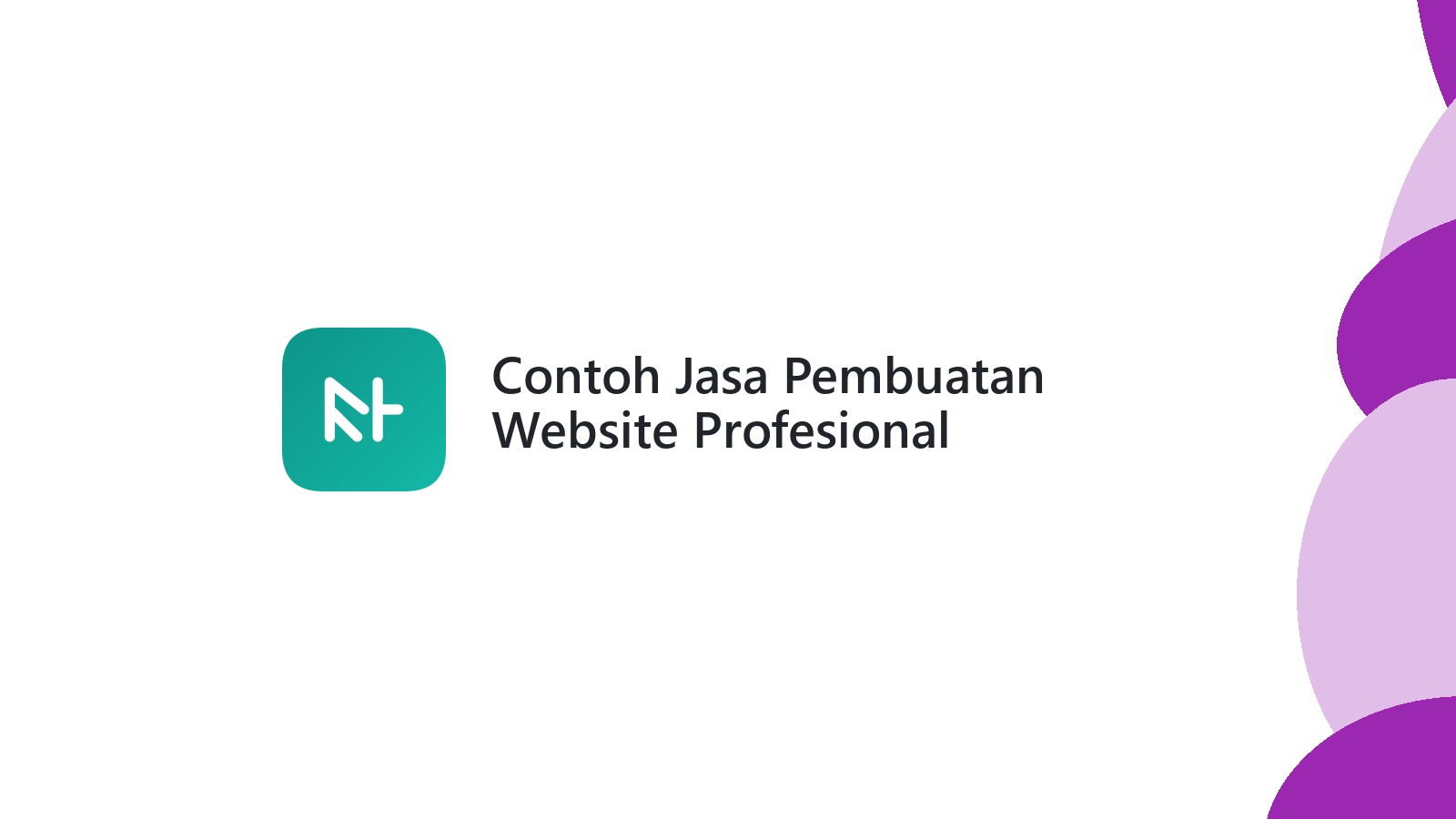Contoh Jasa Pembuatan Website Profesional