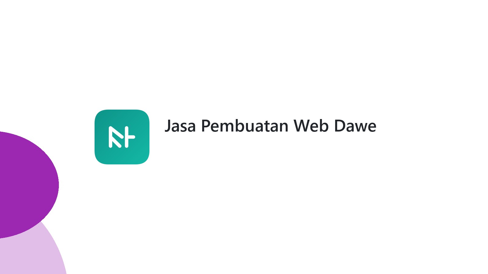 Jasa Pembuatan Web Dawe