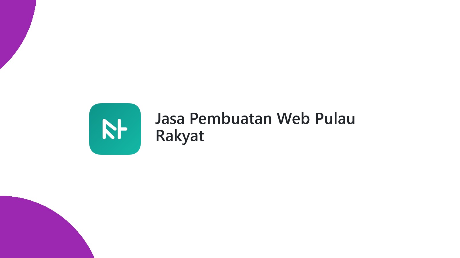 Jasa Pembuatan Web Pulau Rakyat