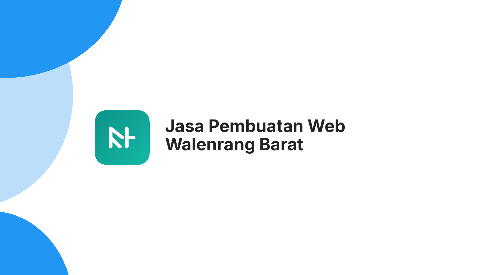 Jasa Pembuatan Web Walenrang Barat