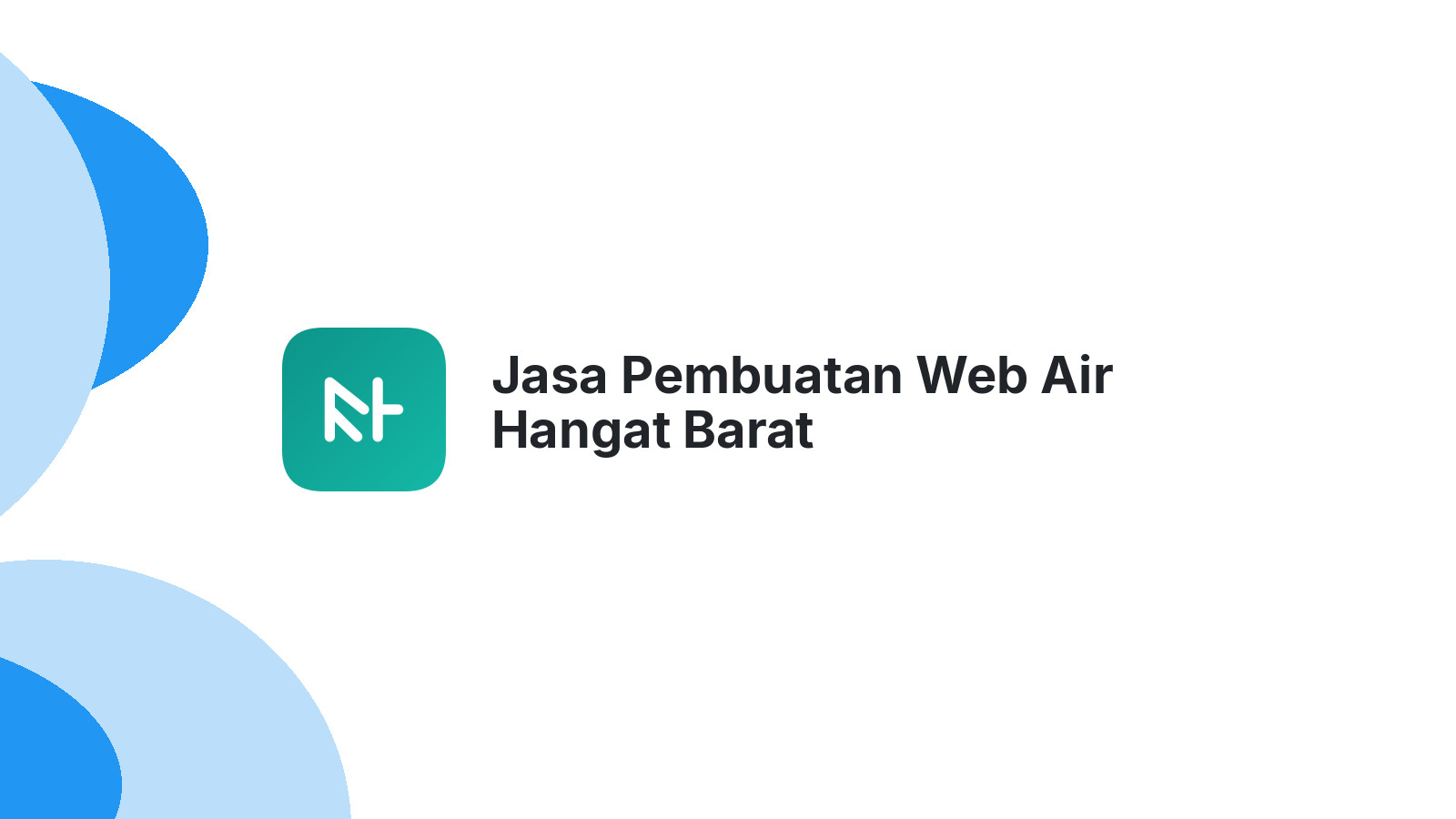Jasa Pembuatan Web Air Hangat Barat