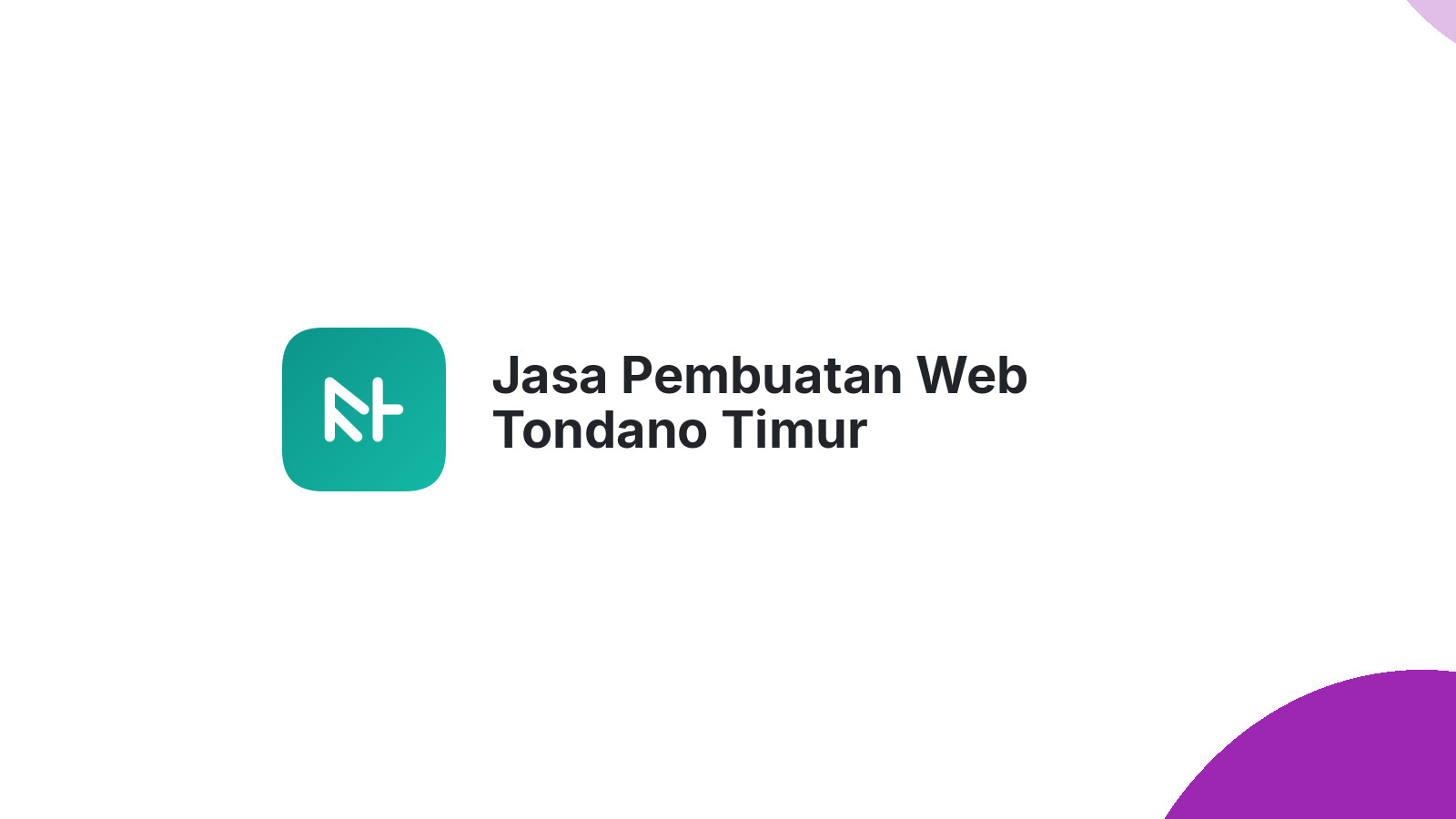 Jasa Pembuatan Web Tondano Timur