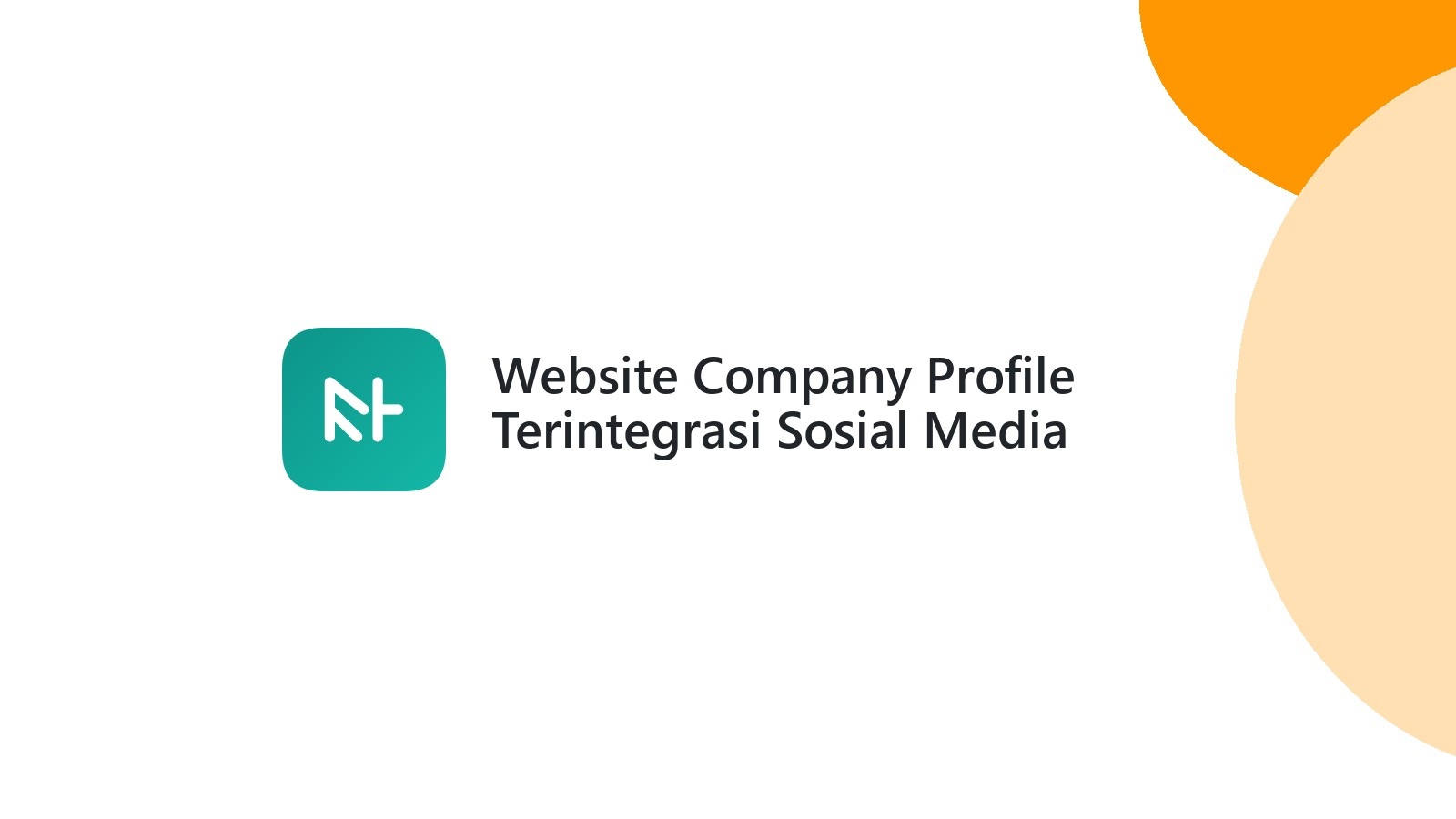 Website Company Profile Terintegrasi Sosial Media
