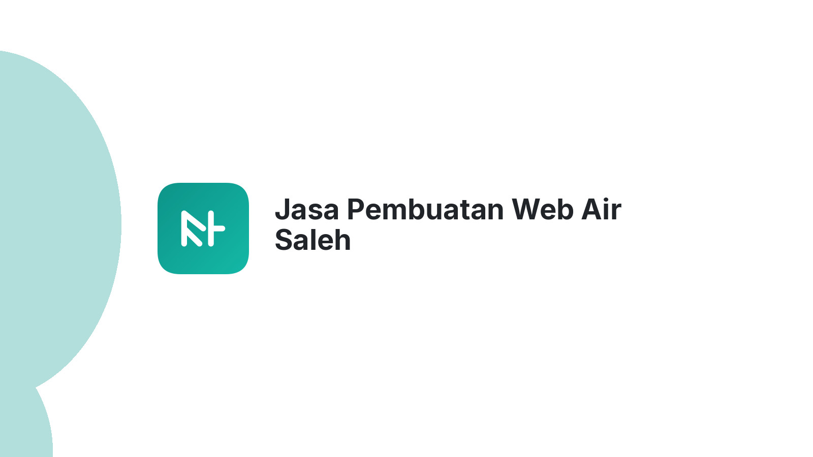 Jasa Pembuatan Web Air Saleh
