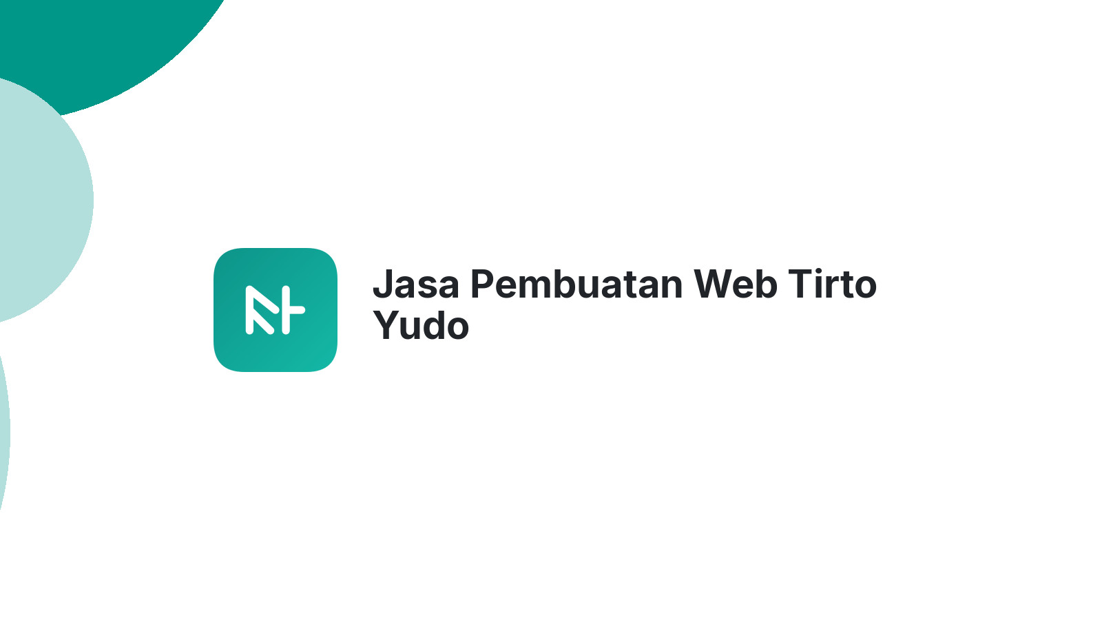 Jasa Pembuatan Web Tirto Yudo