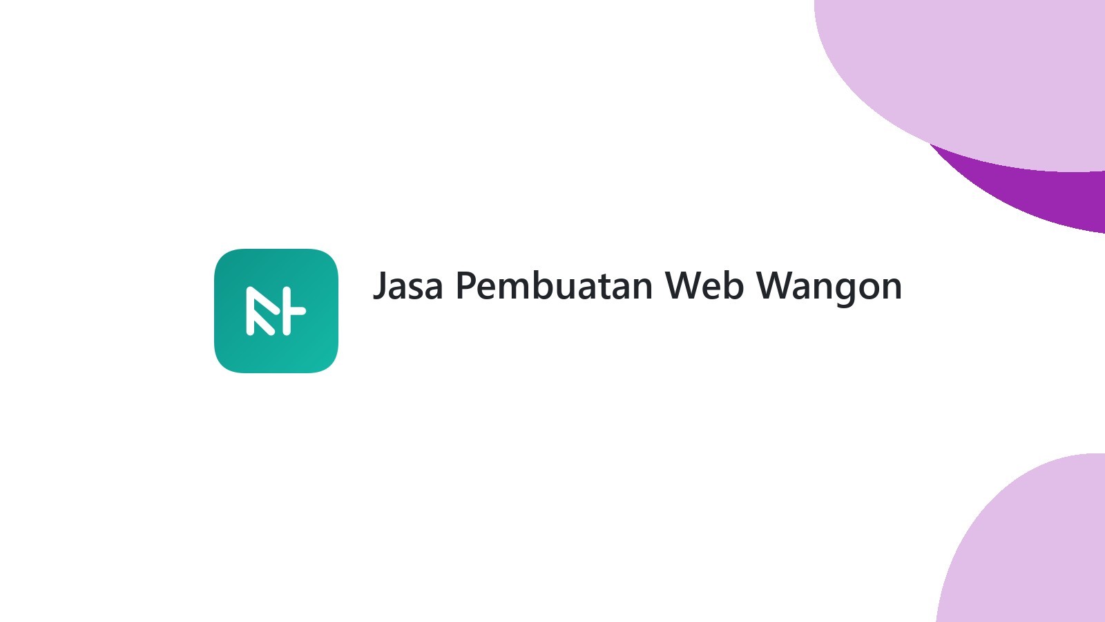 Jasa Pembuatan Web Wangon