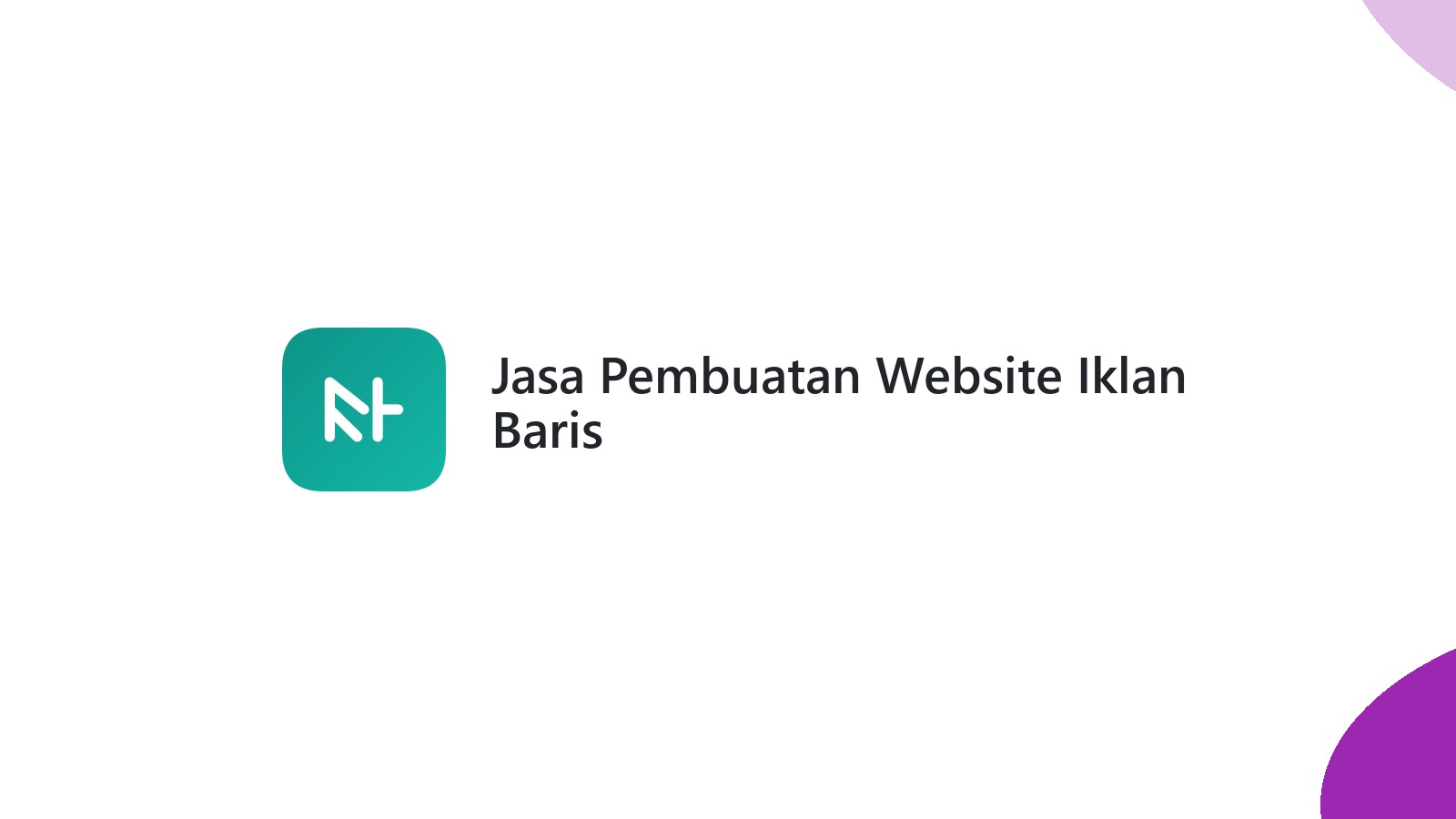 Jasa Pembuatan Website Iklan Baris