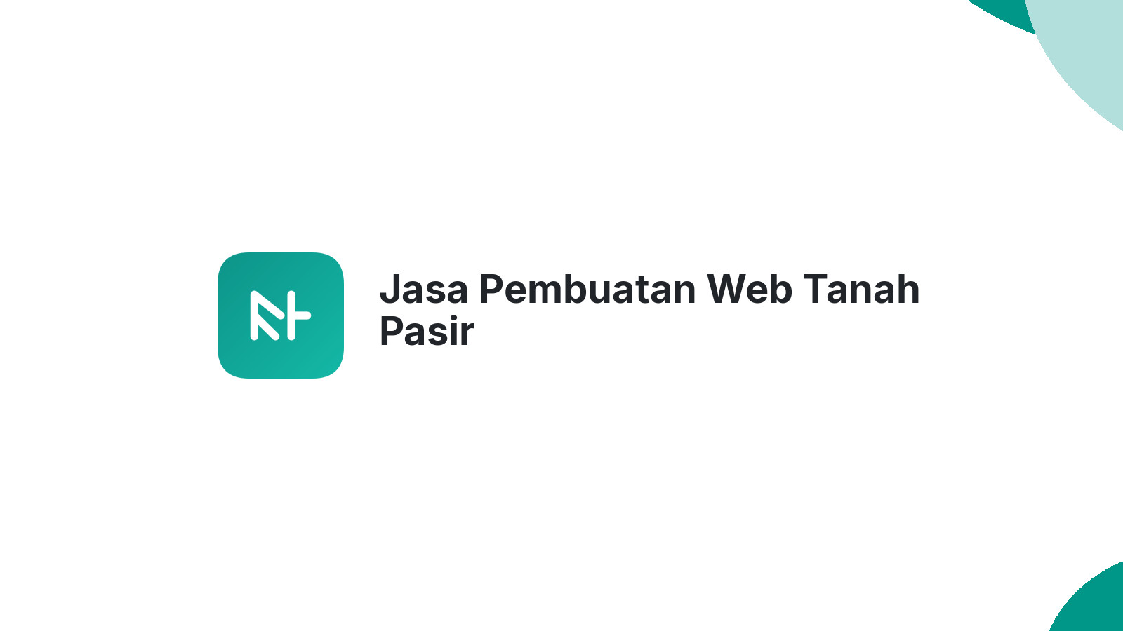 Jasa Pembuatan Web Tanah Pasir