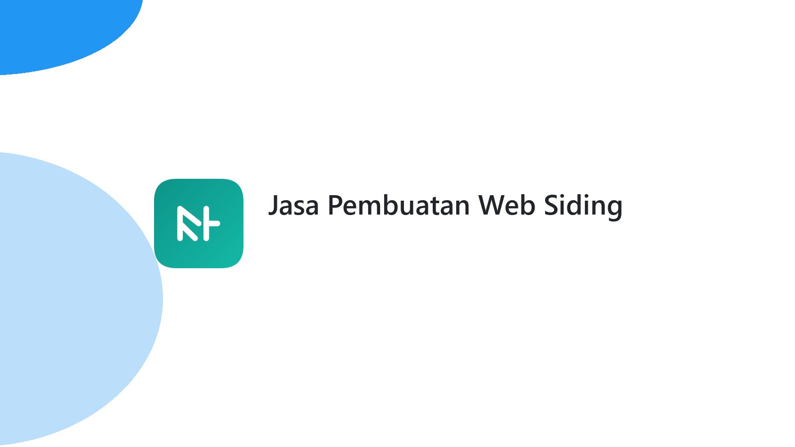 Jasa Pembuatan Web Siding