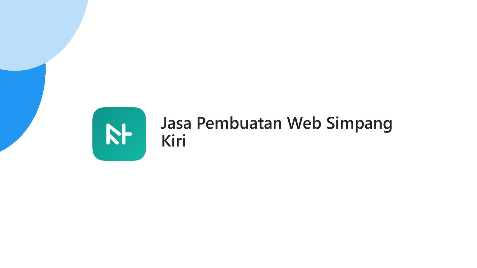 Jasa Pembuatan Web Simpang Kiri