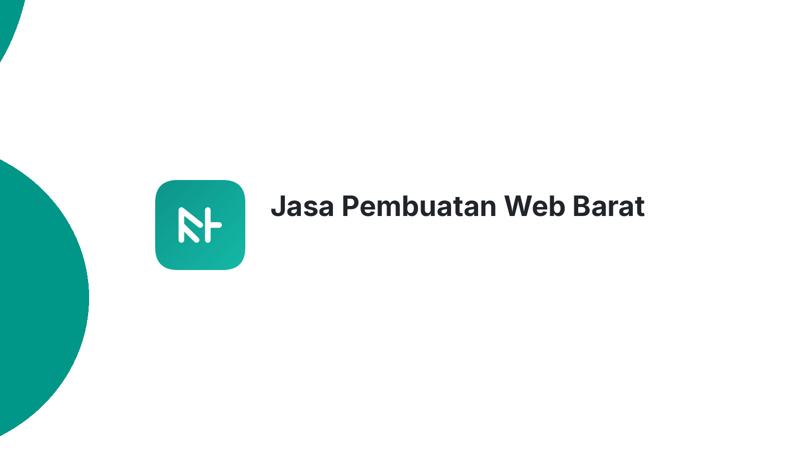 Jasa Pembuatan Web Barat