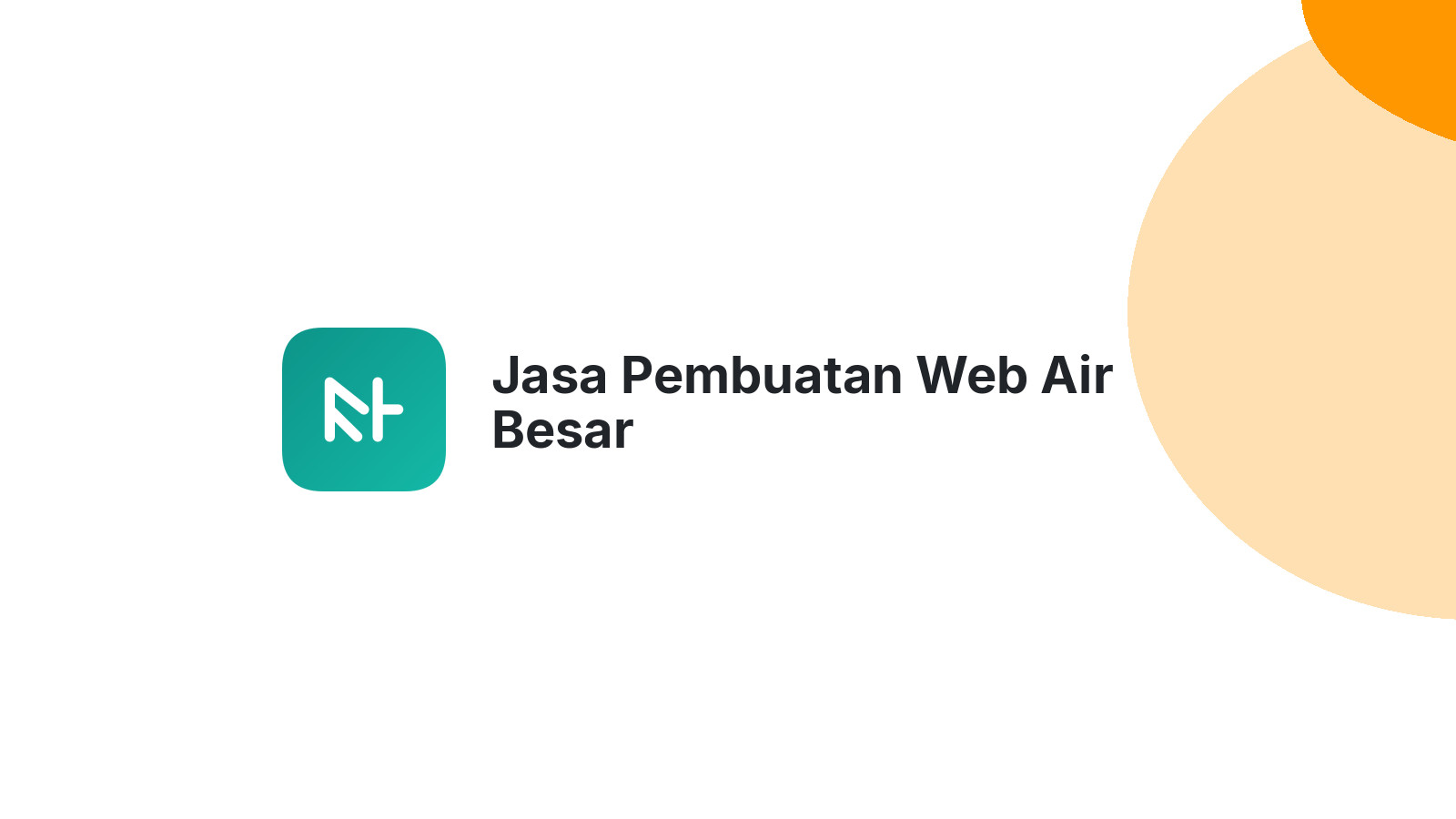 Jasa Pembuatan Web Air Besar