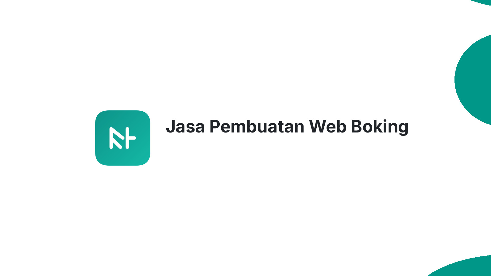 Jasa Pembuatan Web Boking