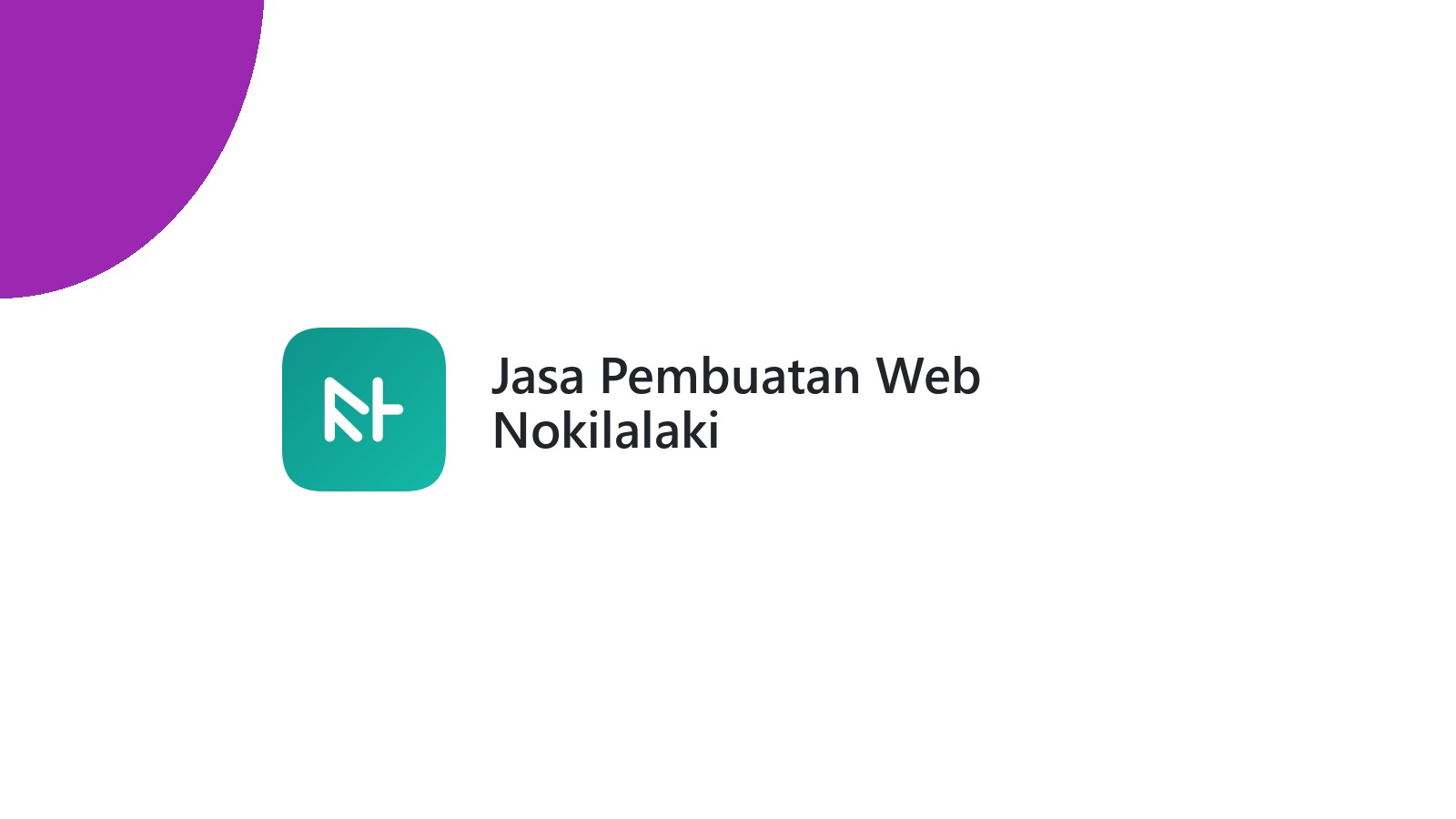 Jasa Pembuatan Web Nokilalaki