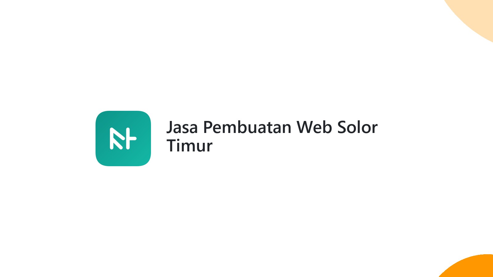 Jasa Pembuatan Web Solor Timur