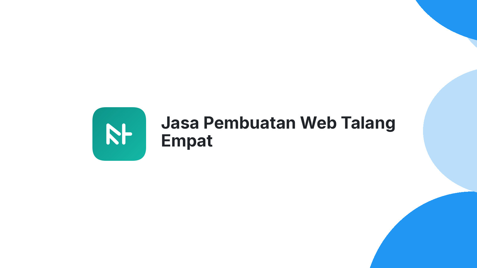 Jasa Pembuatan Web Talang Empat