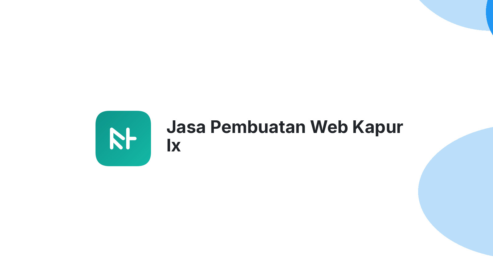 Jasa Pembuatan Web Kapur Ix