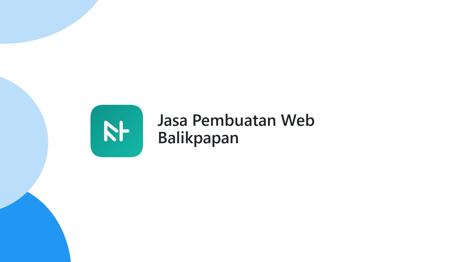 Jasa Pembuatan Web Balikpapan