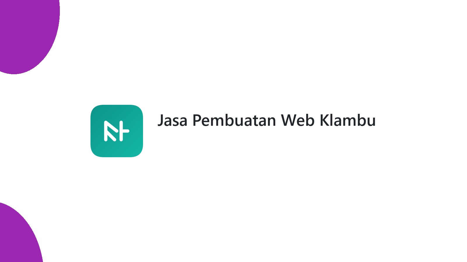 Jasa Pembuatan Web Klambu