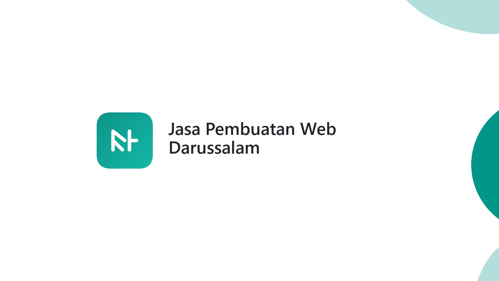 Jasa Pembuatan Web Darussalam