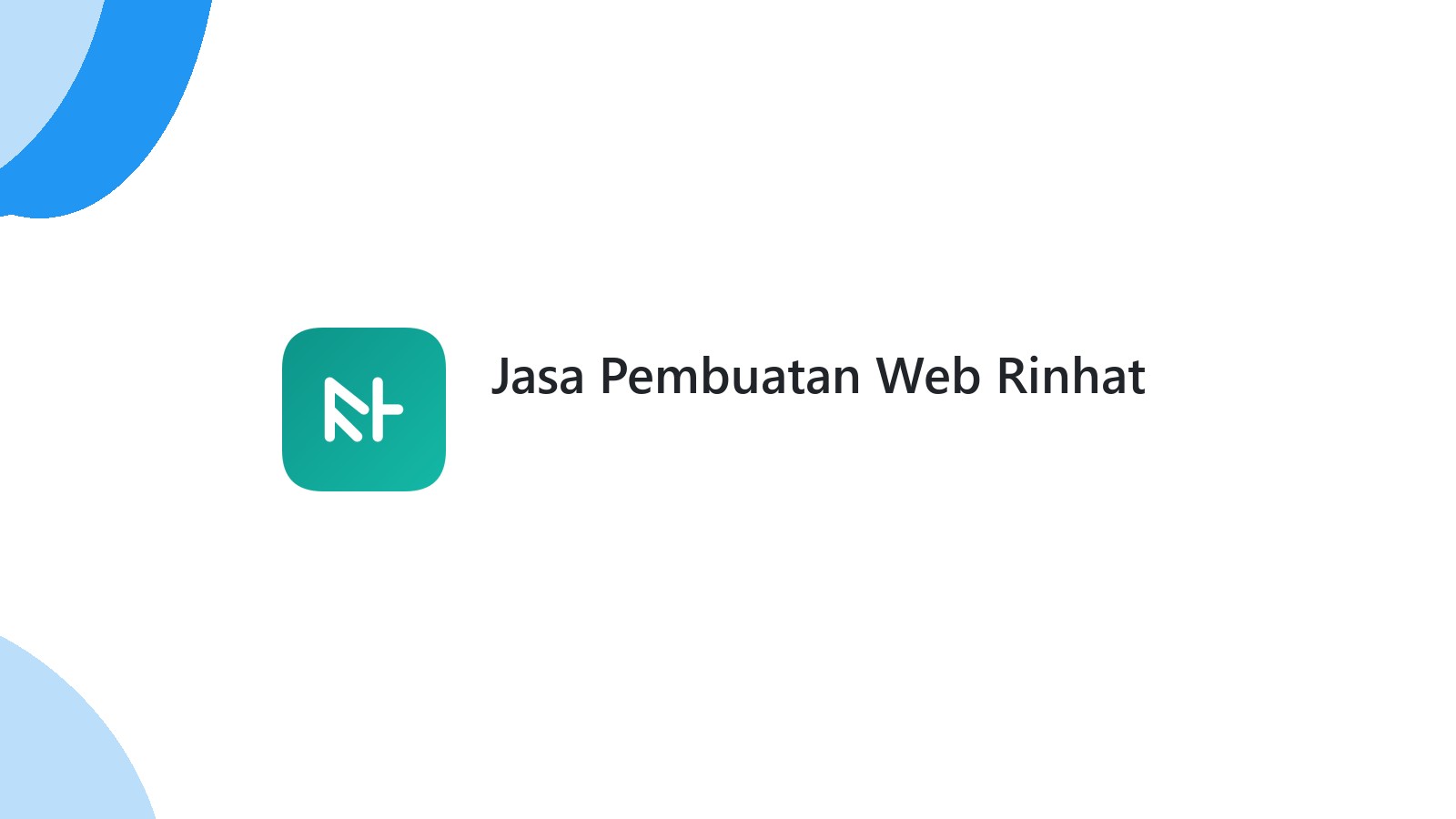 Jasa Pembuatan Web Rinhat