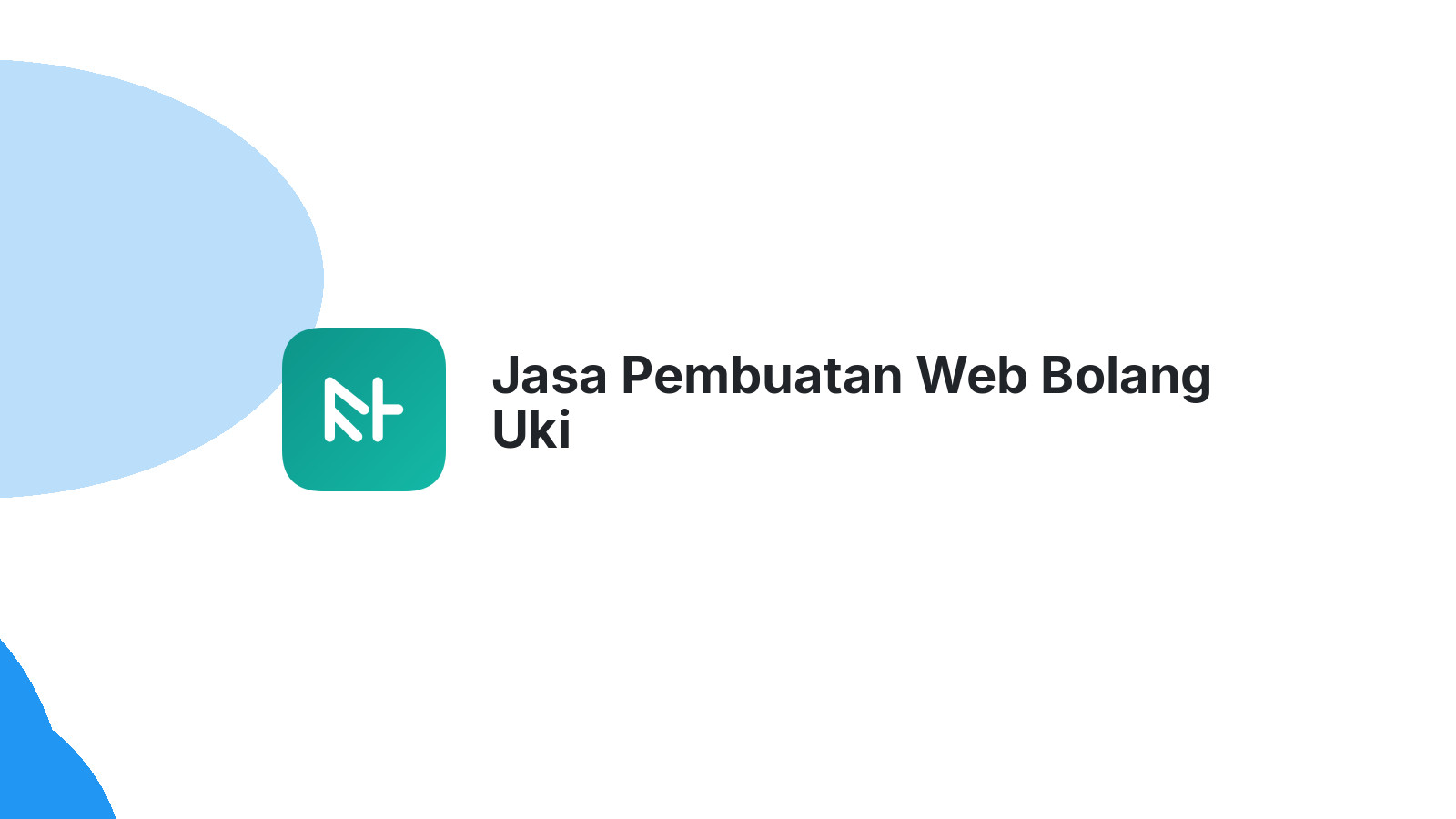 Jasa Pembuatan Web Bolang Uki