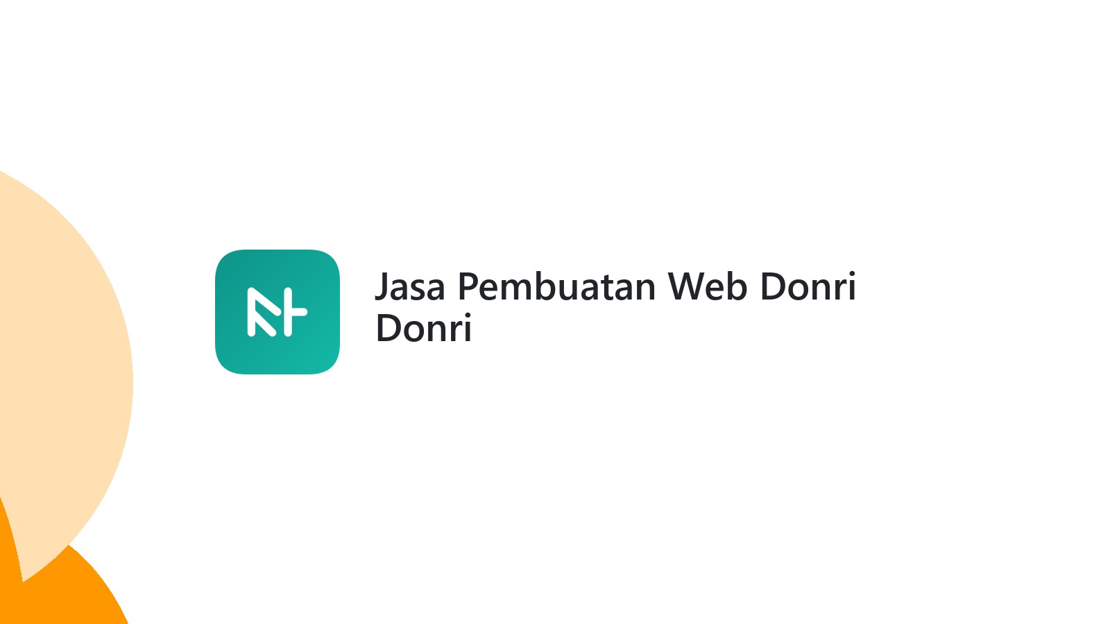 Jasa Pembuatan Web Donri Donri