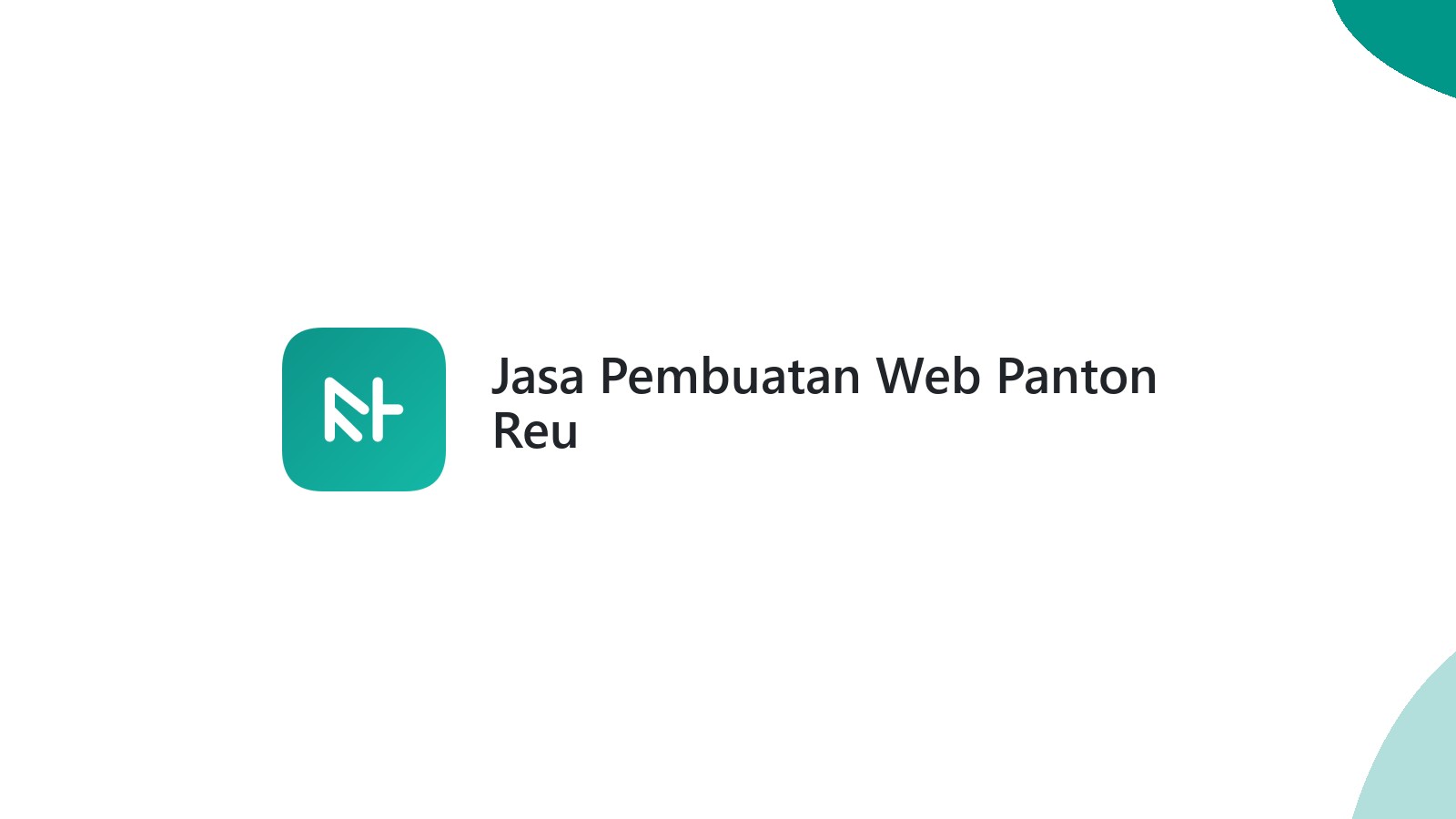 Jasa Pembuatan Web Panton Reu