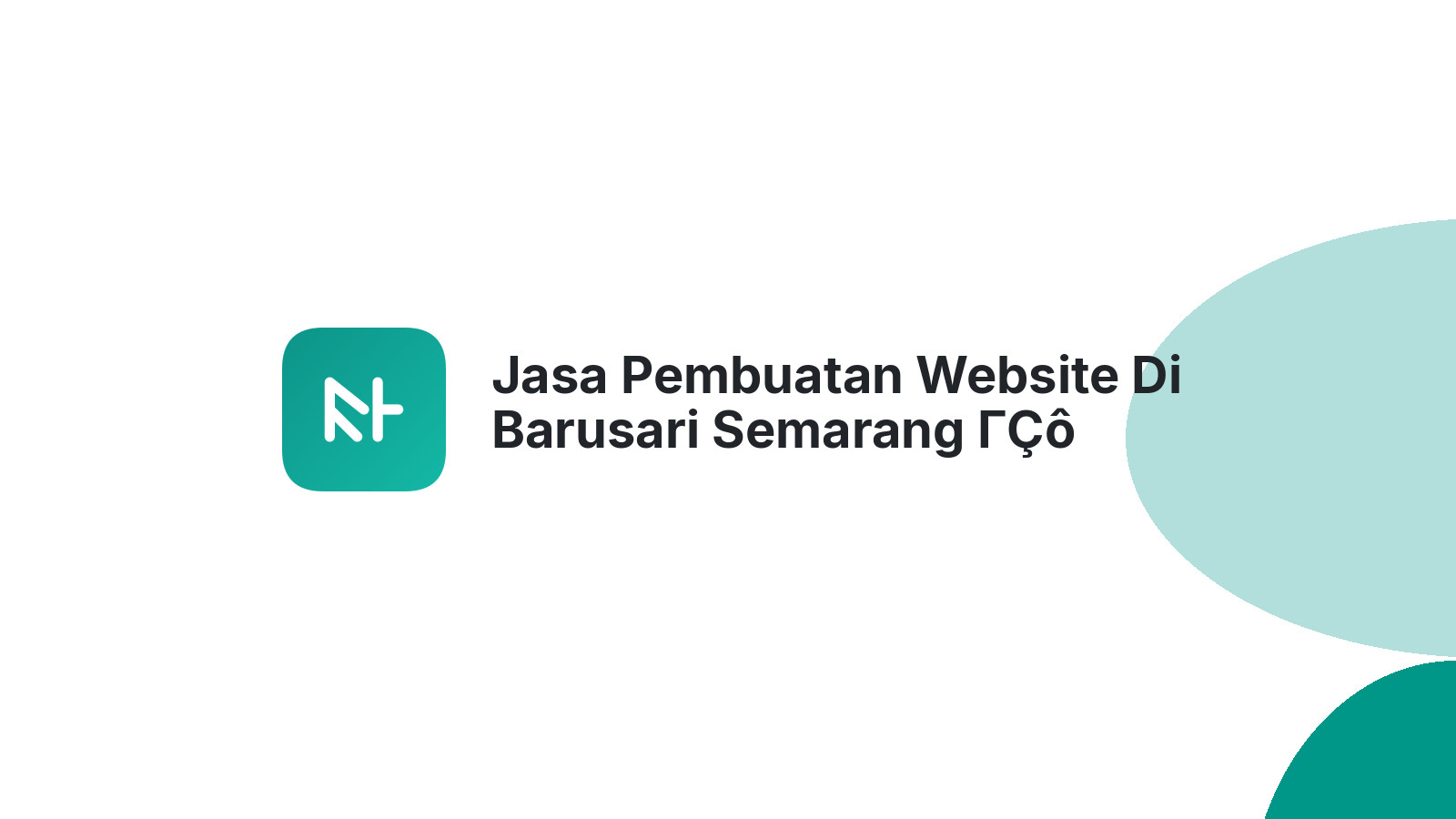 Jasa Pembuatan Website Di Barusari Semarang ΓÇô Profesional & Terjangkau