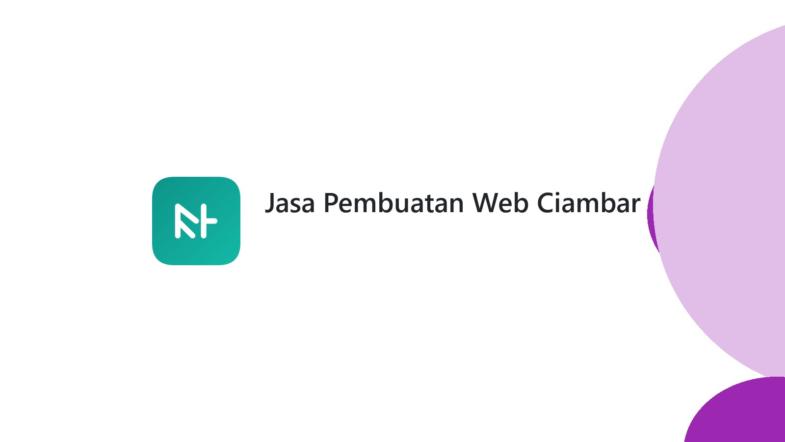 Jasa Pembuatan Web Ciambar