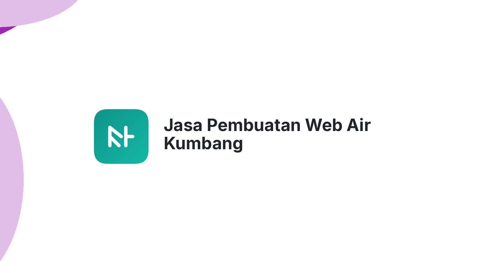 Jasa Pembuatan Web Air Kumbang