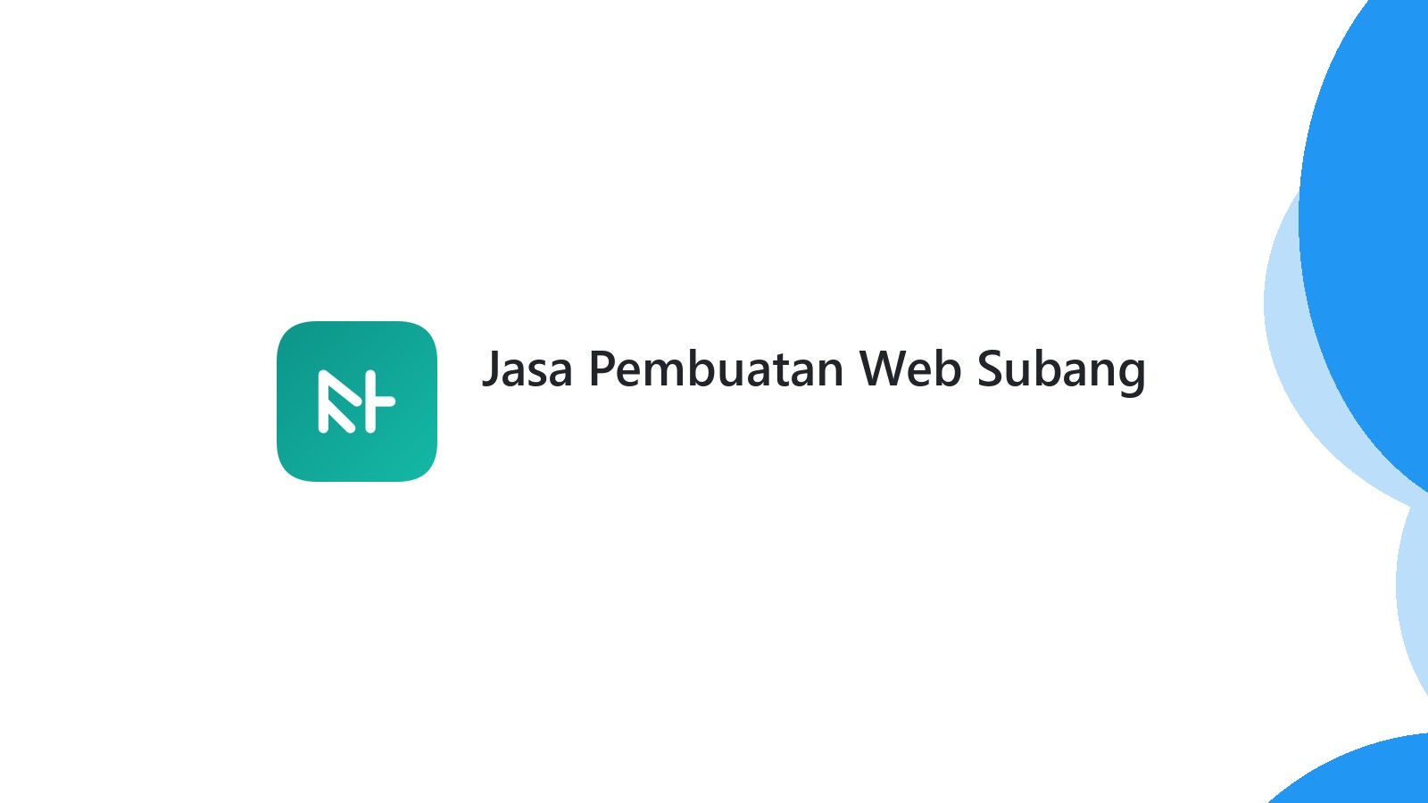Jasa Pembuatan Web Subang
