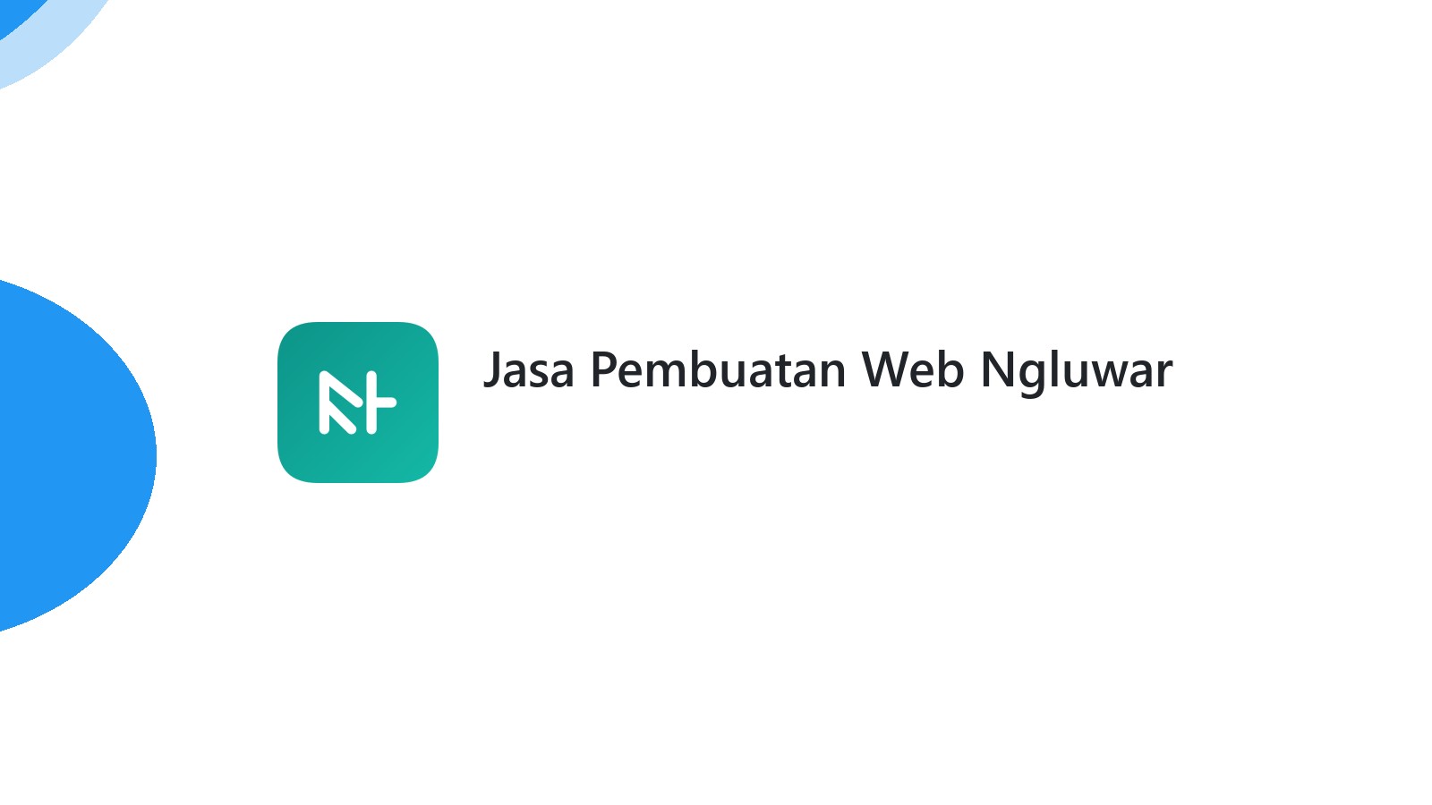 Jasa Pembuatan Web Ngluwar
