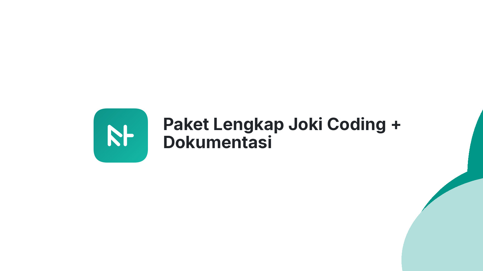 Paket Lengkap Joki Coding + Dokumentasi