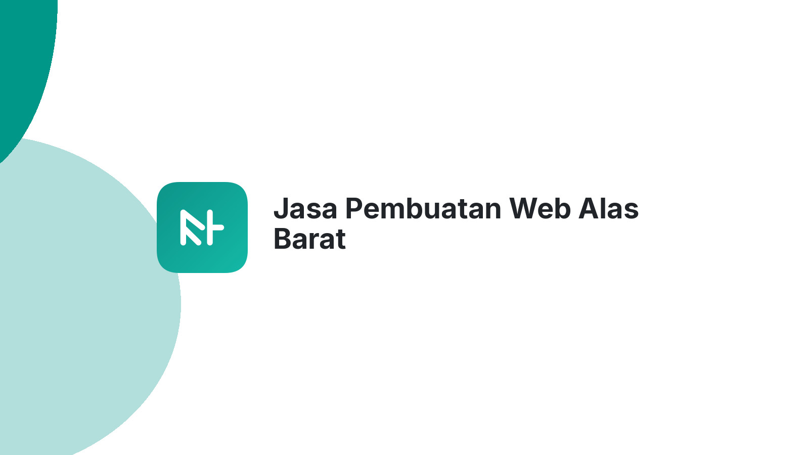 Jasa Pembuatan Web Alas Barat