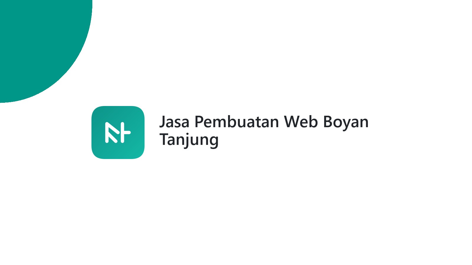 Jasa Pembuatan Web Boyan Tanjung