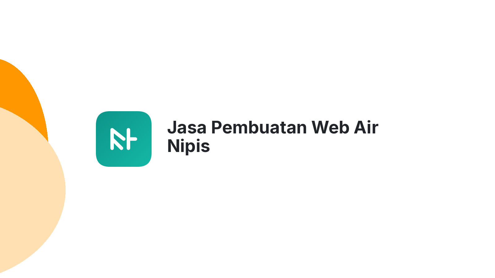 Jasa Pembuatan Web Air Nipis