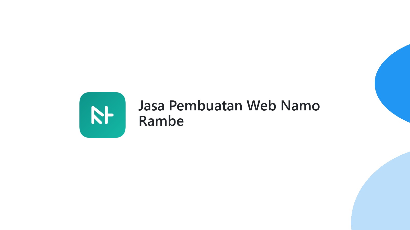Jasa Pembuatan Web Namo Rambe