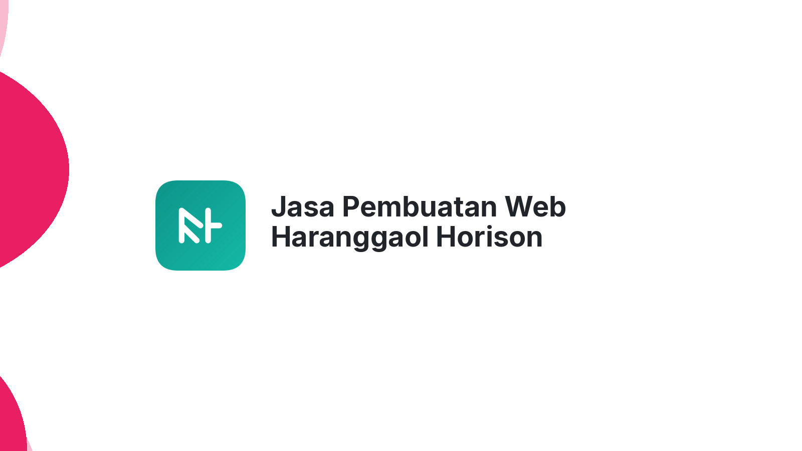 Jasa Pembuatan Web Haranggaol Horison