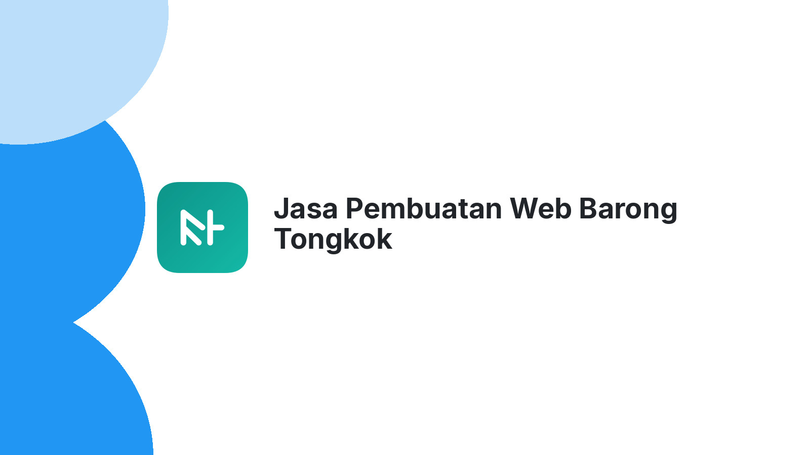 Jasa Pembuatan Web Barong Tongkok